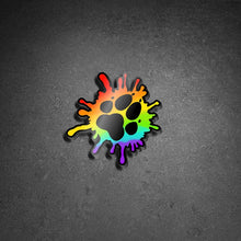 Load image into Gallery viewer, PREORDER - Rainbow Splat Logo Vinyl Sticker - PREORDER - Fur Affinity Merch Shop