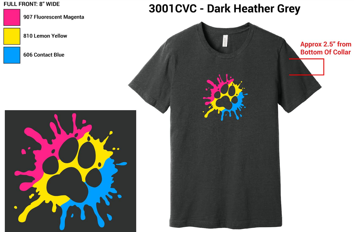 Rainbow & Pride Splat Logo T-Shirt – Fur Affinity Merch Shop