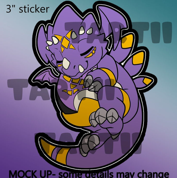 Memorial Dragoneer Sticker by Tartii - Fur Affinity Merch Shop