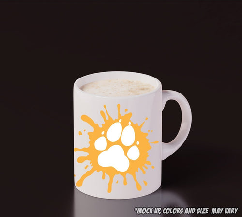 Pawprint Splat Logo Coffee Mugs - Fur Affinity Merch Shop