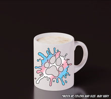 Load image into Gallery viewer, Pawprint Splat Logo Coffee Mugs - Fur Affinity Merch Shop
