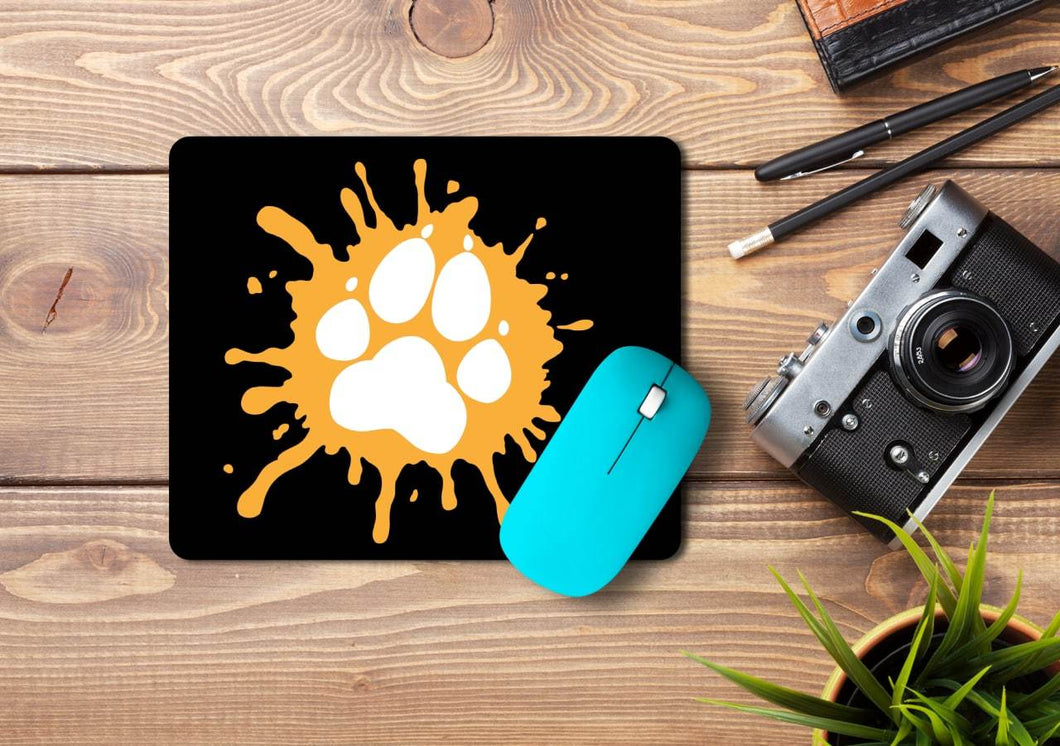 Pawprint Splat Logo Mousepads - Fur Affinity Merch Shop