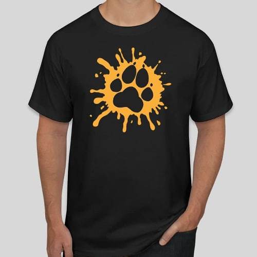 PREORDER - Orange Splat Logo T-Shirt - PREORDER - Fur Affinity Merch Shop